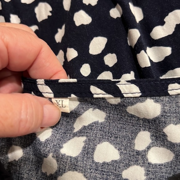 Kirundo Floral Embroidered Midi Dress Size XL Navy and White - Picture 7 of 9